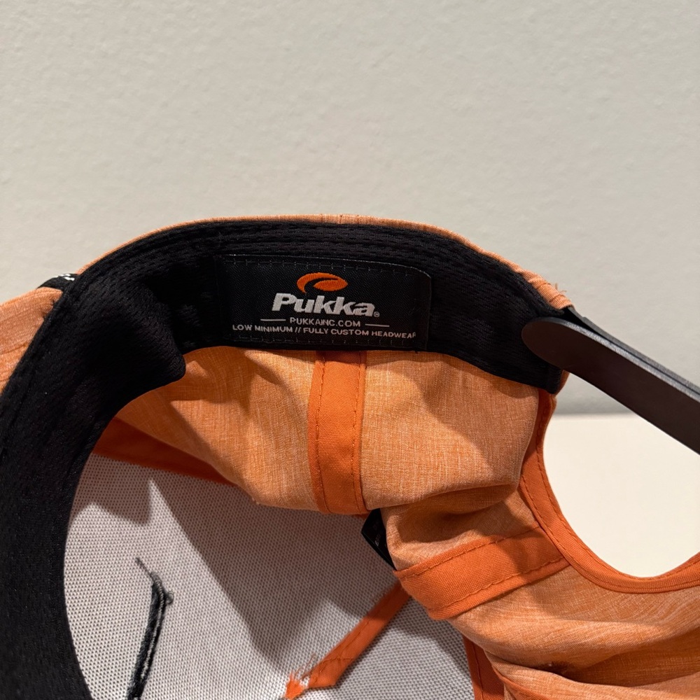 Icon JAW Gold Orange and Black Pukka Hat Baseball Adjustable Cap - Picture 6 of 6